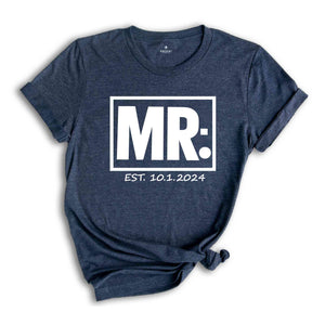 Custom Mr And Mrs Shirt, Just Married Shirt, Honeymoon Shirt, Wedding Shirt, Wife And Hubs Shirts, Just Married Shirts, Couples Shirts