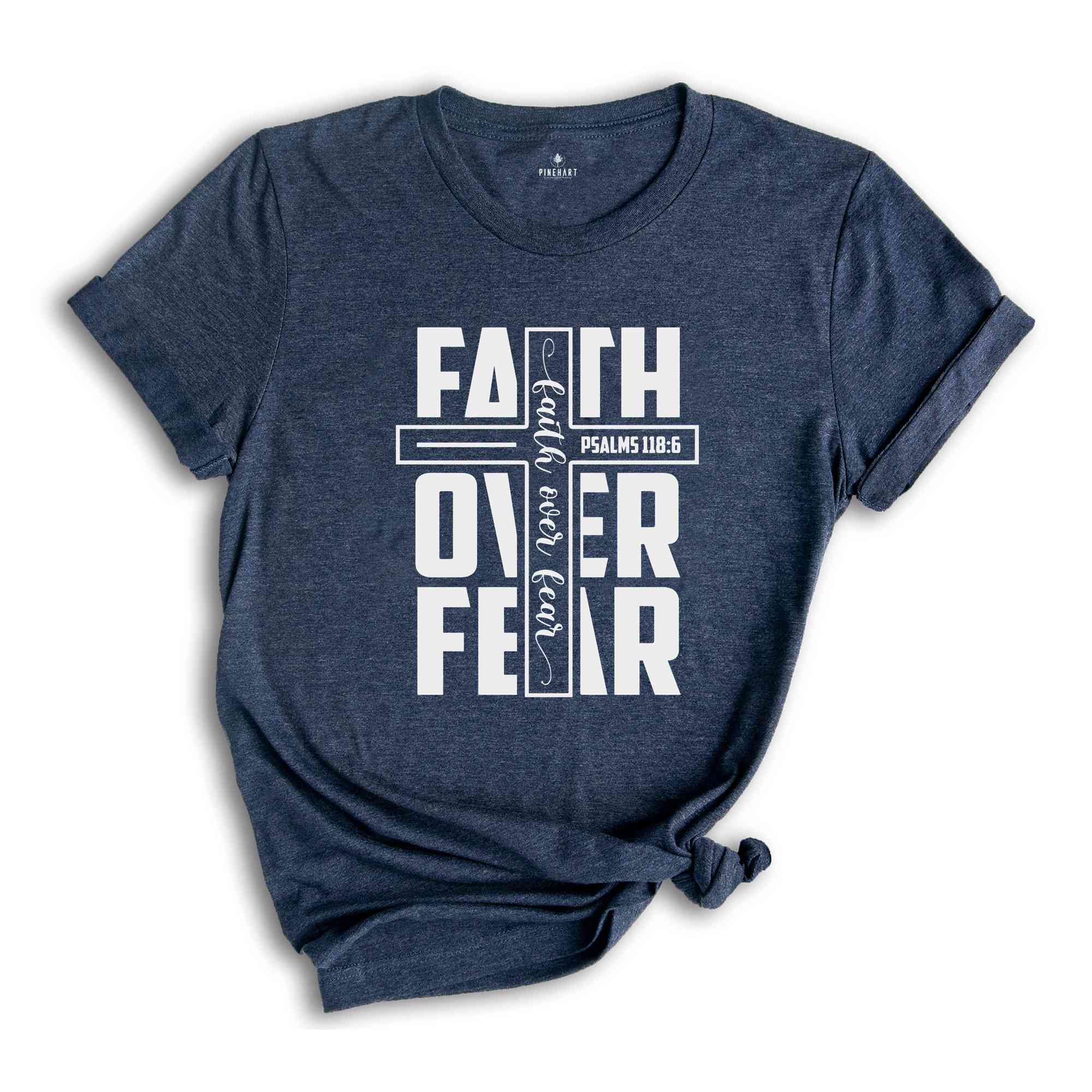 Bible Verse Shirt, Faith Over Fear Shirt, Christian Shirt, Christian Gift, Church Shirt, Religious Shirt, Faith Shirt, Jesus Shirt