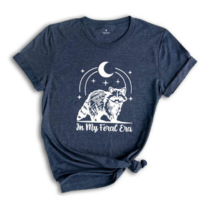 In My Feral Era Shirt, Raccoon Shirt, Funny Raccoon T-Shirt, Weird core Shirt, Women Raccoon T-Shirt