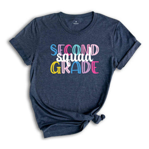 Second Grade Squad Shirt, Teacher Shirt, Grade Squad Teacher Shirt, Squad Shirt, New Teacher Shirt, Grade Shirt, Back To School Shirt