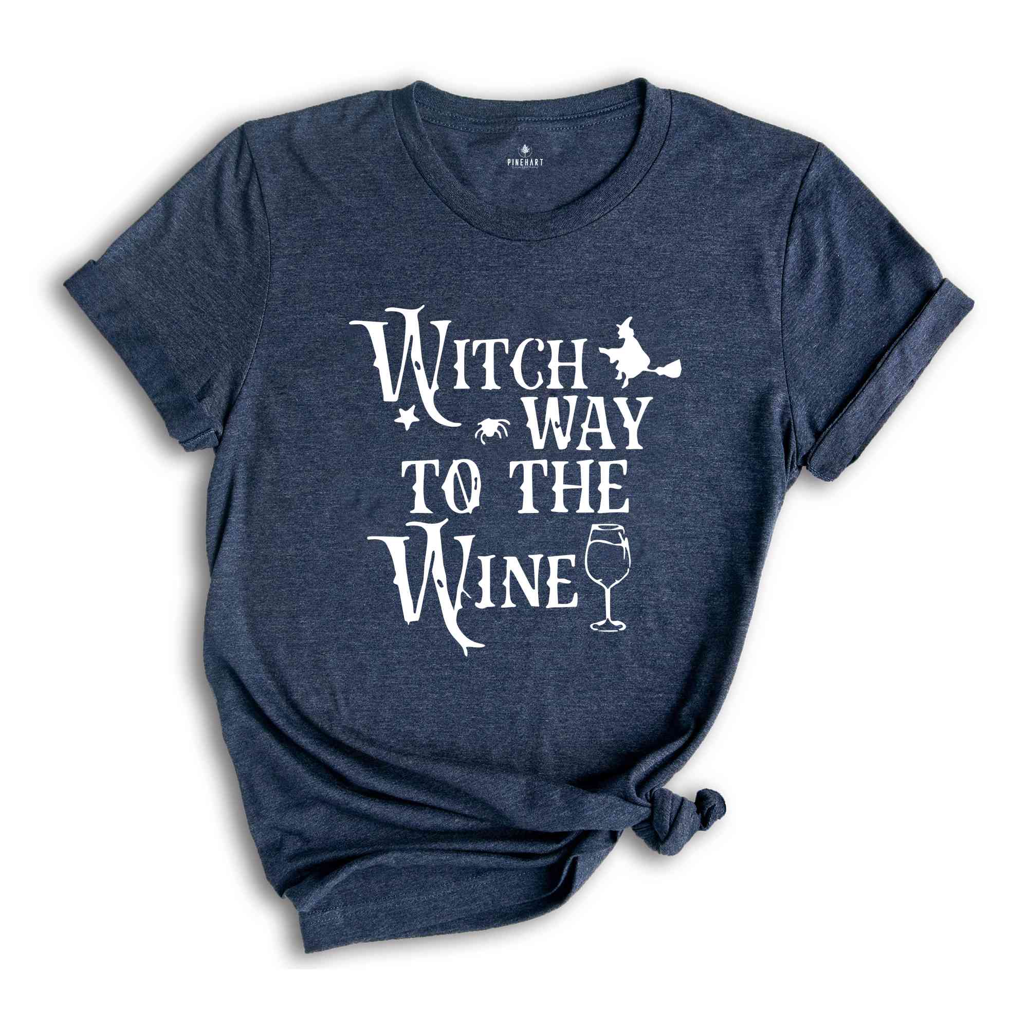 Witch Way To The Wine Shirt, Funny Halloween Shirts, Halloween Witch Shirt, Funny Wine Halloween Shirt, Halloween Sweatshirt, Wine Lover Tee