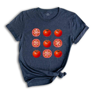 Tomato Shirt, Retro Tomatoes Shirt, Vegetable Shirt, Foodie Shirt, Gardening Shirt, Summer Shirt, Fresh Tomato Tee