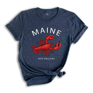 Maine New England Shirt, Home State Shirt, Cool Mom Shirts, Maine Gift, Funny Animal Shirt, Country Shirt, State Shirt