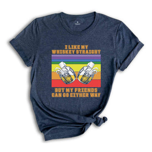 Unique LGBT Pride Shirt, Whiskey Lover Gift, Gay Rights Tee LGBTQ Pride Tee, Rainbow Pride Shirt, Pride Ally Tee, Love Is Love Shirt,