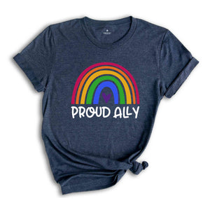 Proud Ally Shirt, Lgbt Support Tees, Pride Month Shirt, Bisexual Shirt, Equal Rights Shirt, Lgbtq Proud Ally, Trans Pride, Pansexual Tee