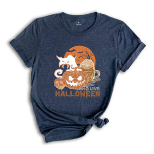 Long Live Halloween T-Shirt, Retro Halloween Shirt, Vintage Halloween Shirt, Retro Halloween, Spooky Season Tee, Pumpkin Shirt