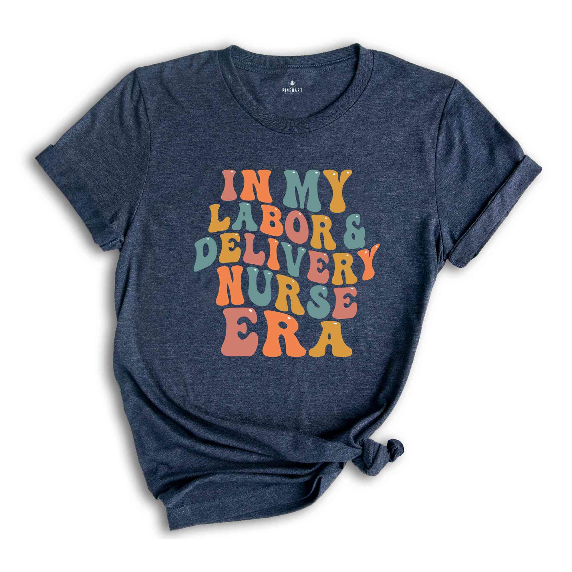 In My Labor And Delivery Nurse Era T-Shirt, Boho Labor and Delivery Nurse Shirt, RN Shirt, Nursing School Graduation Gifts