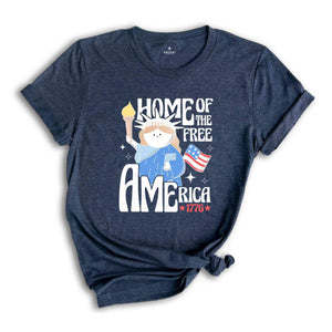 Home Of The Free America, Retro America Shirt, 4th Of July Shirt, Patriotic Shirt, Memorial Day Shirt, Republican Shirt, 1776 America