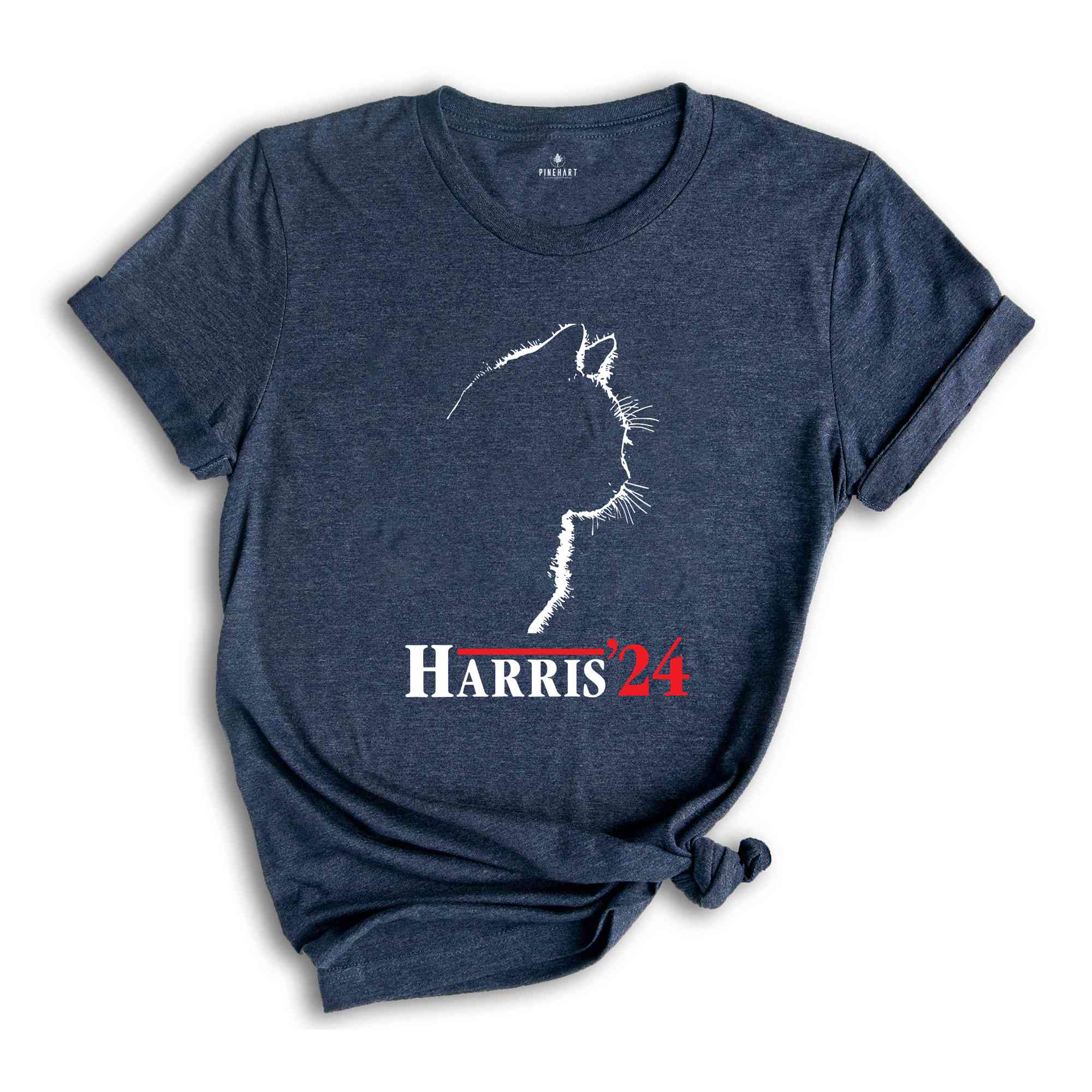 Harris 2024 Cat T-Shirt, Kamala Harris Shirt, Kamala Harris Tee, Elections Gifts, Kamala For The People Shirt