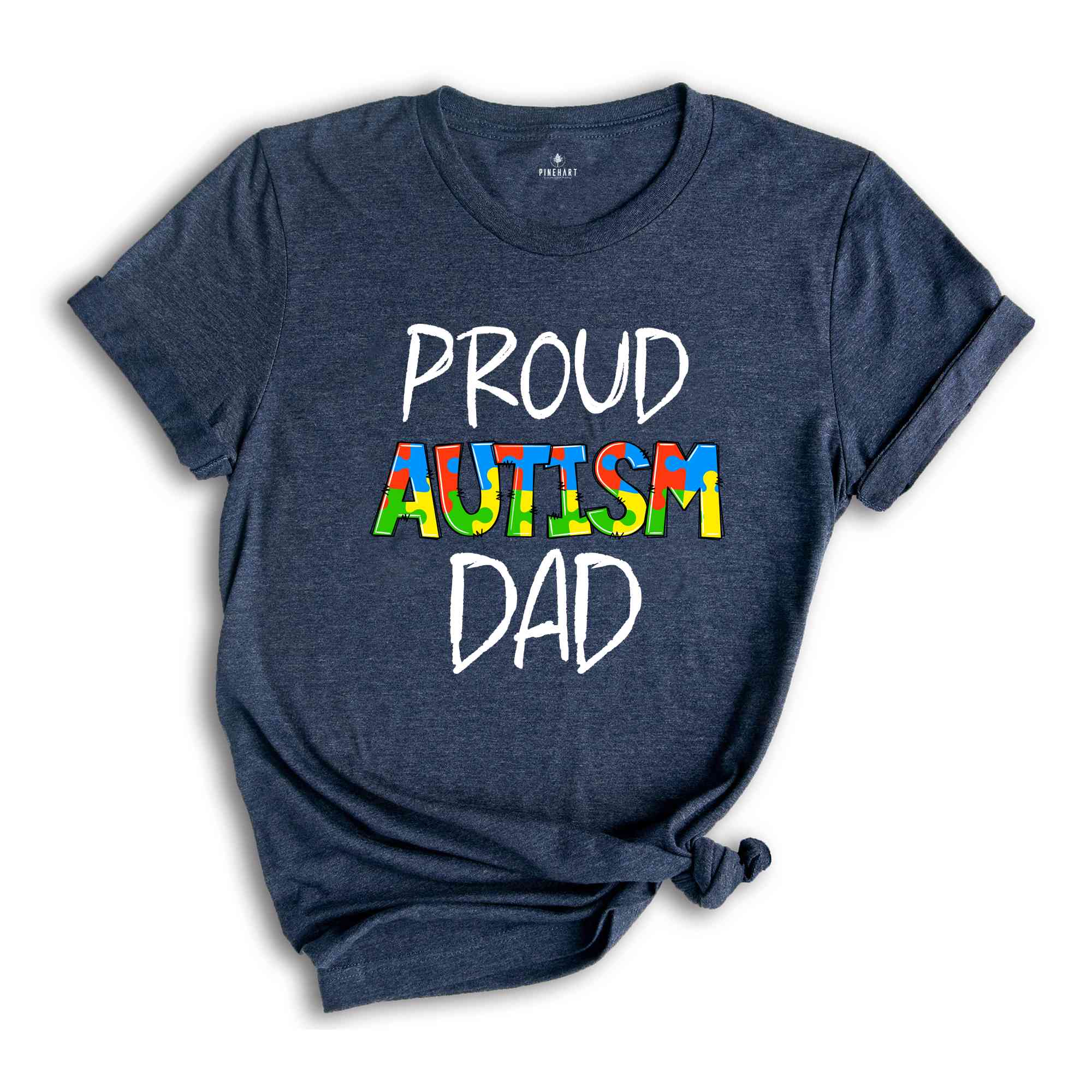 Proud Autism Dad Shirt, Autism Awareness Shirt, Autistic Pride Shirt, Dad Shirt, Autism Day Shirt, Autism Puzzle Shirt