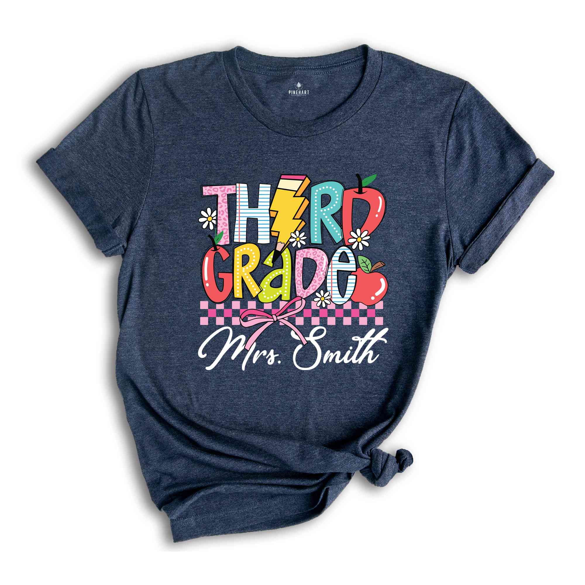 Personalized Third Grade Teacher Shirt, Third Grade Teacher Team Shirt, Gift For Teacher, Teacher Appreciation Shirt, Custom Grade Shirt