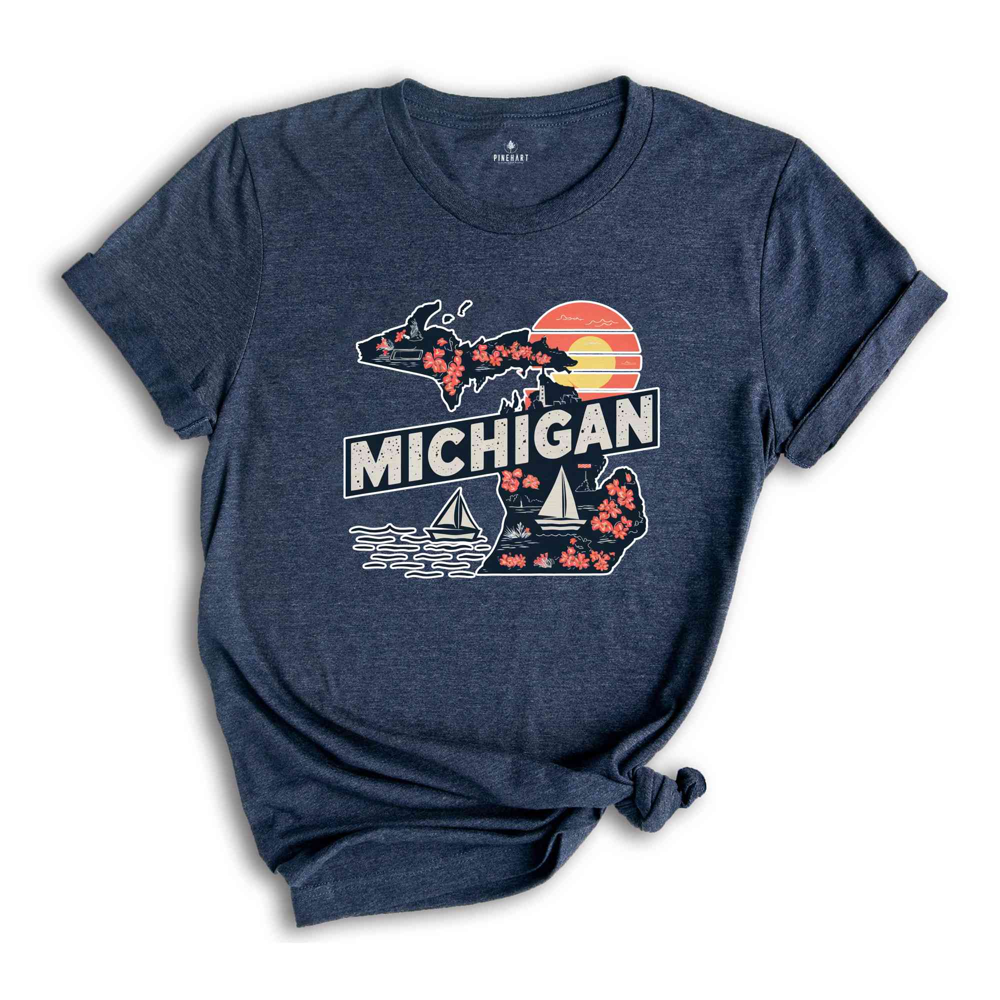 Retro State Of Michigan Shirt, State Of Michigan Shirt, State Shirt, Michigan Shirt, Michigan Lover Shirt, Family Trip Shirt, Travel Shirt