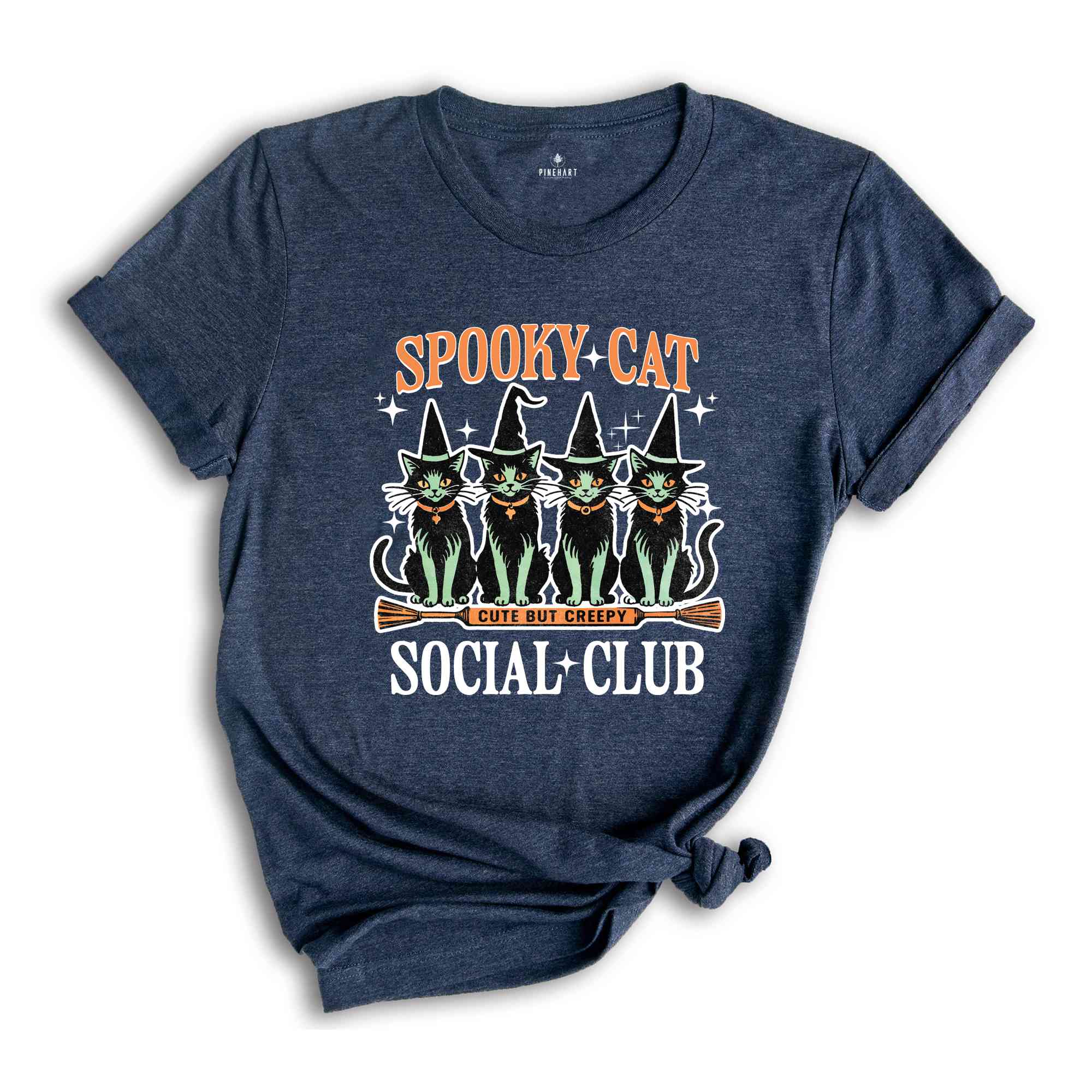 Spooky Cat Social Club Shirt, Cute But Creepy Shirt, Cool Halloween Cats Shirt, Halloween Shirt, Funny Halloween Shirt, Cats Shirt