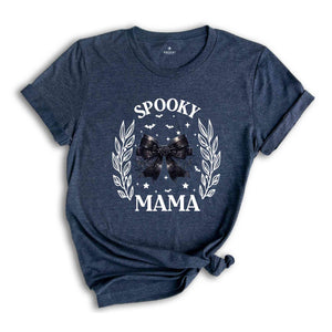 Halloween Mommy and Me Shirt, Spooky Mama Mini Shirt, Kids Halloween Shirt, Mother and Daughter, Dark Coquette Halloween Mom Shirt