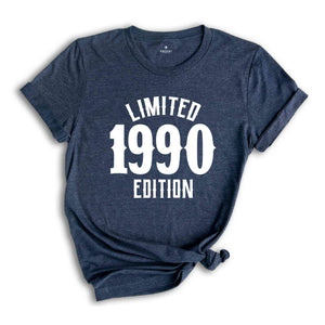 34th Birthday Shirt, Limited 1990 Edition Shirt, 34 Years Old Shirt, 34 Years Old Birthday Gift, 1990 Birthday Gift, 34th Birthday Party