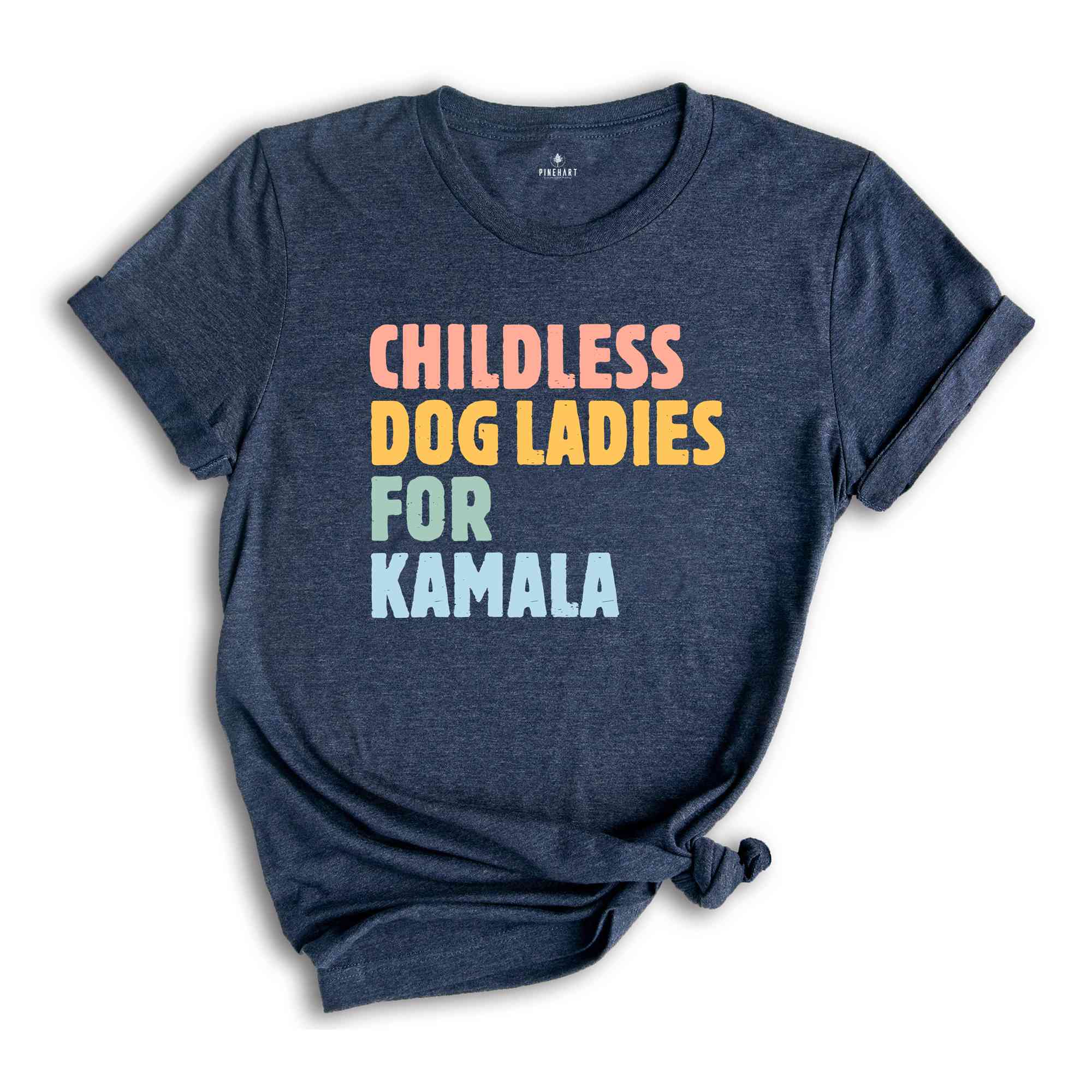 Childless Dog Ladies for Kamala Shirt, Kamala Harris 2024 T-Shirt, Vote Blue Shirt, Liberal Democrat Gift, Madame President Tee