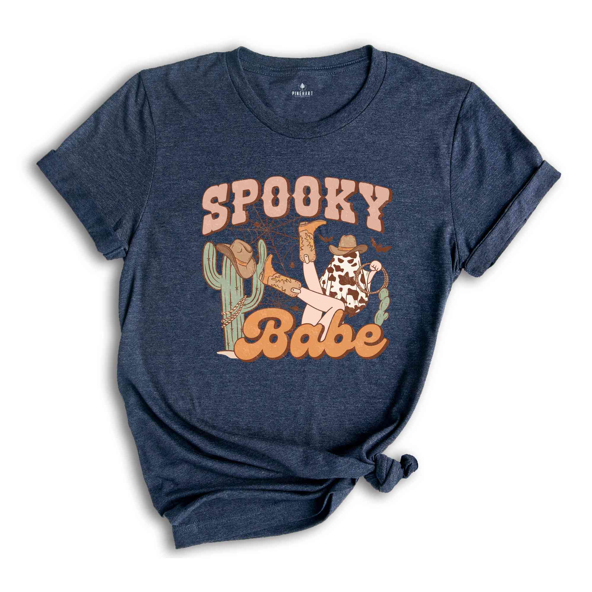 Spooky Babe Shirt, Western Halloween Shirt, Ghost Shirt, Halloween Party T-Shirt, Spooky Shirt, Ghost Shirt, Spooky Season Tee