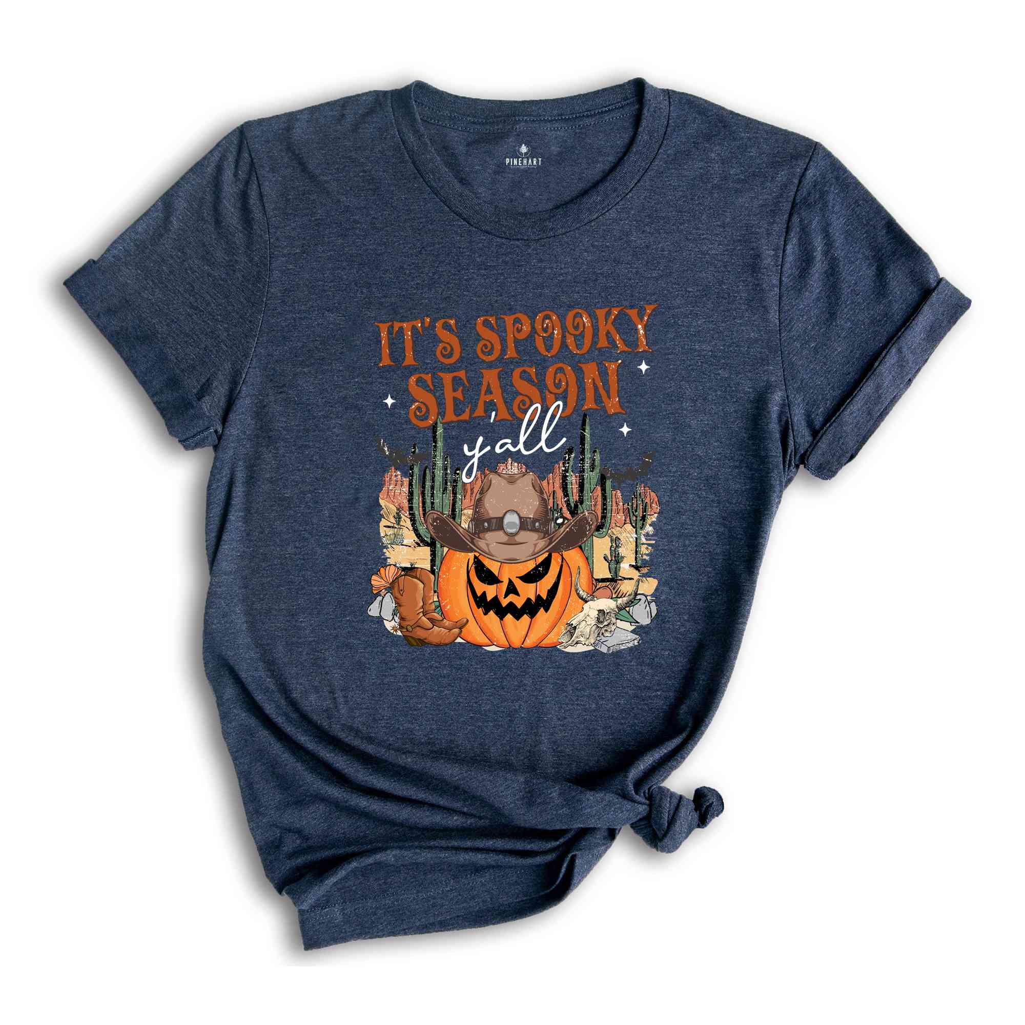 It's Spooky Season Y'All T-Shirt, Scary Pumpkin Shirt, Funny Halloween Shirt, Sartastic Halloween Shirt, Funny Halloween Tee, Halloween Gift