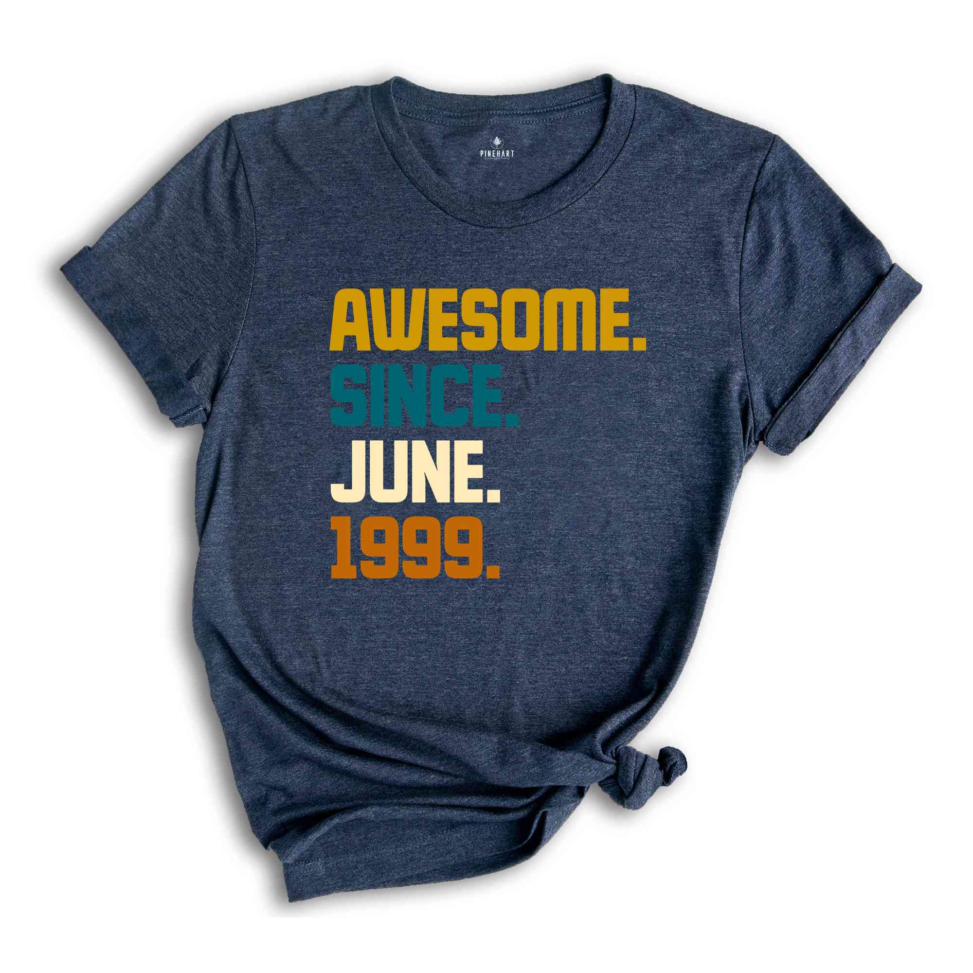 Awesome Since 1999 Shirt, 25th Birthday Idea, Birthday Gift For Him, 25th Birthday Gifts For Girls/Boys, Personalized Birthday T-shirt