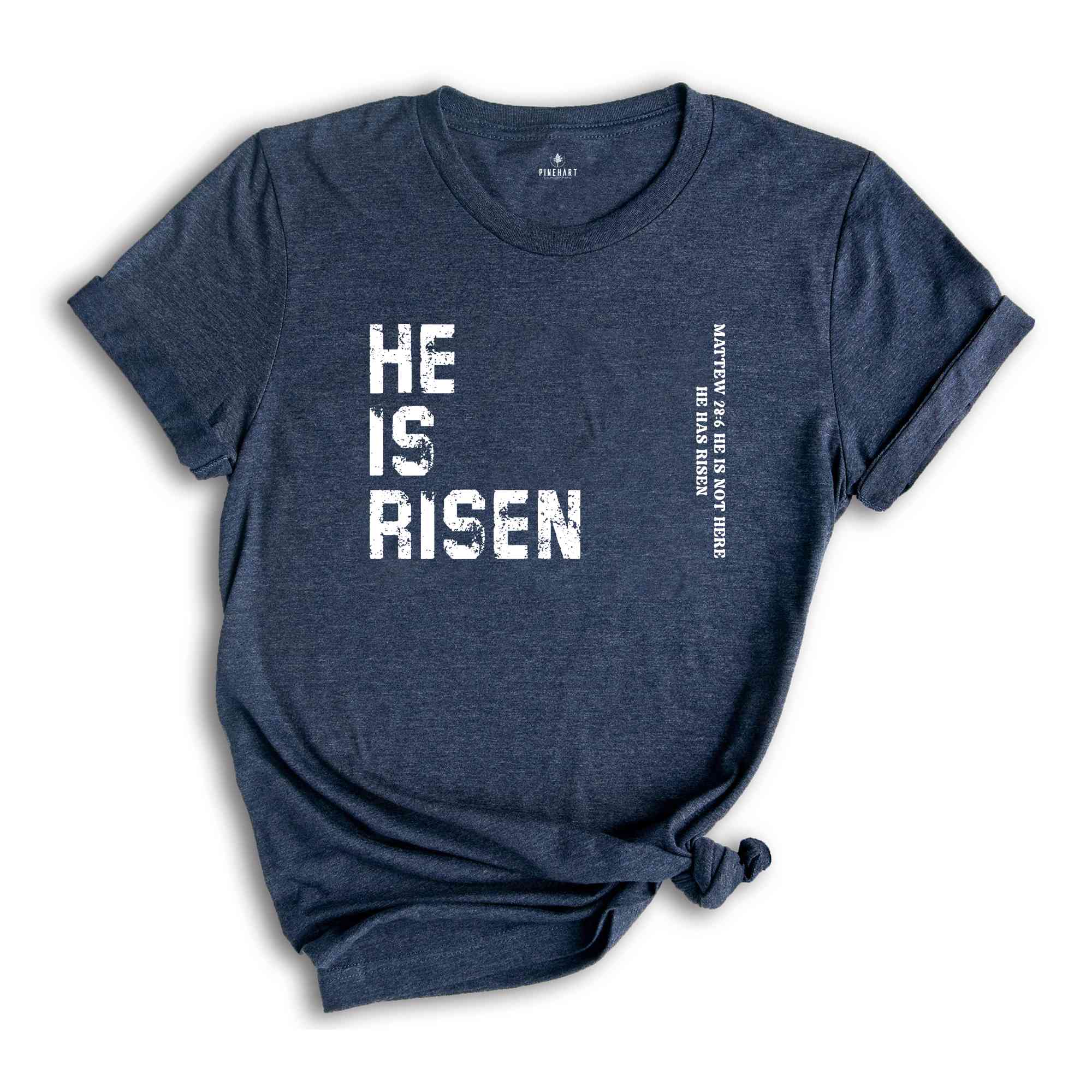 He Is Risen T-Shirt, Christian Easter Shirt, Christian Apparel, Easter Shirt, He Is Not Here He Has Risen Shirt