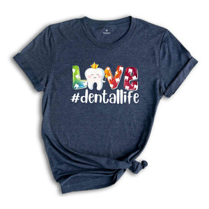 Dental T Shirt, Dental Apparel, Valentines Day, Dental Hygienist Assistant Technician, Dental Student, Dental Tee Shirt