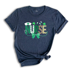 St. Patrick's Nurse Shirt, St Patrick's Day Shirt, Nurse Shirt, Nurse St. Patrick's Shirt, Nurse Stethoscope Tee, Gift for Nurse