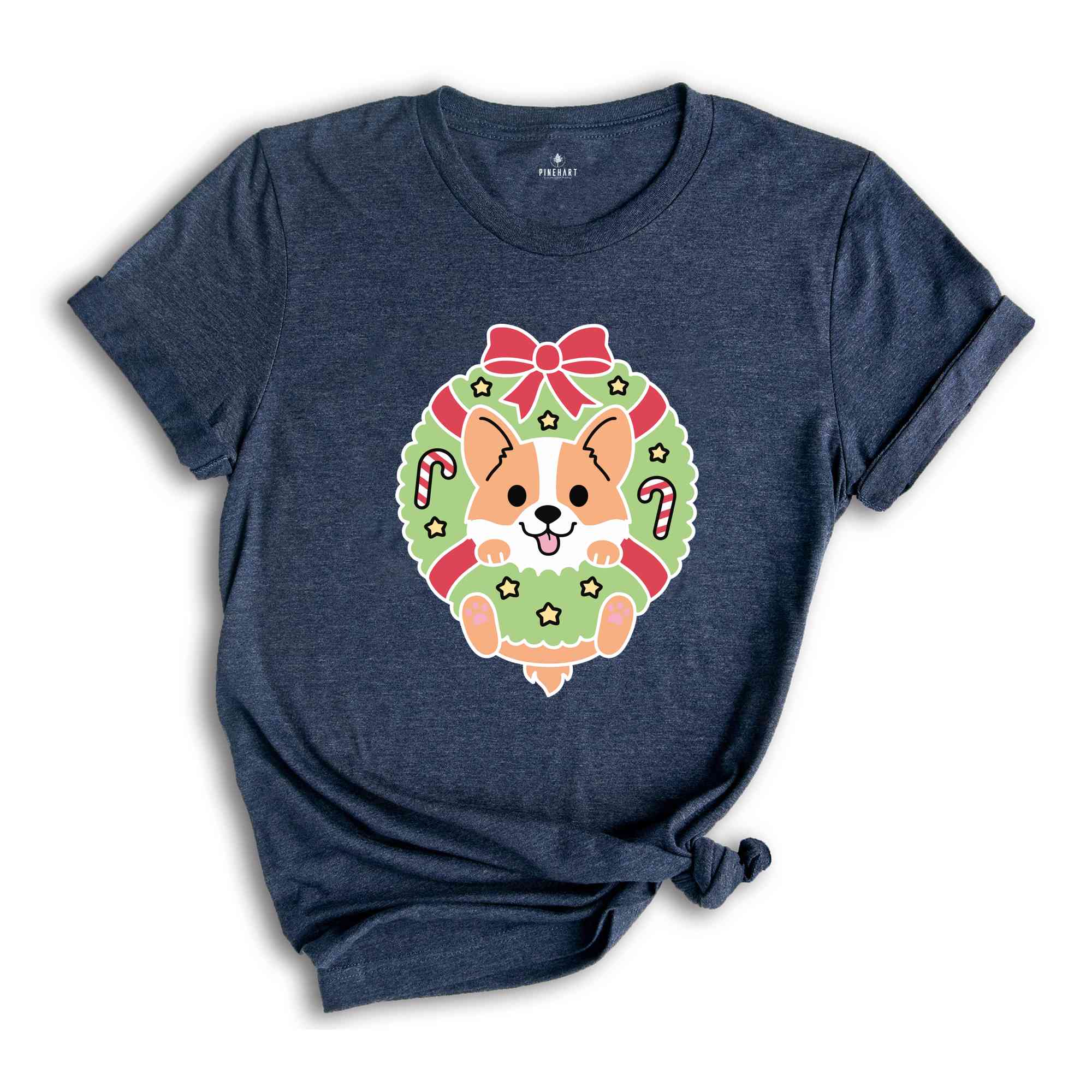 Christmas Corgi Shirt, Christmas Shirt, Christmas Corgi Gift, Christmas Puppy Tee, Santa Gift, Xmas Party Tee, Cute Corgi Shirt