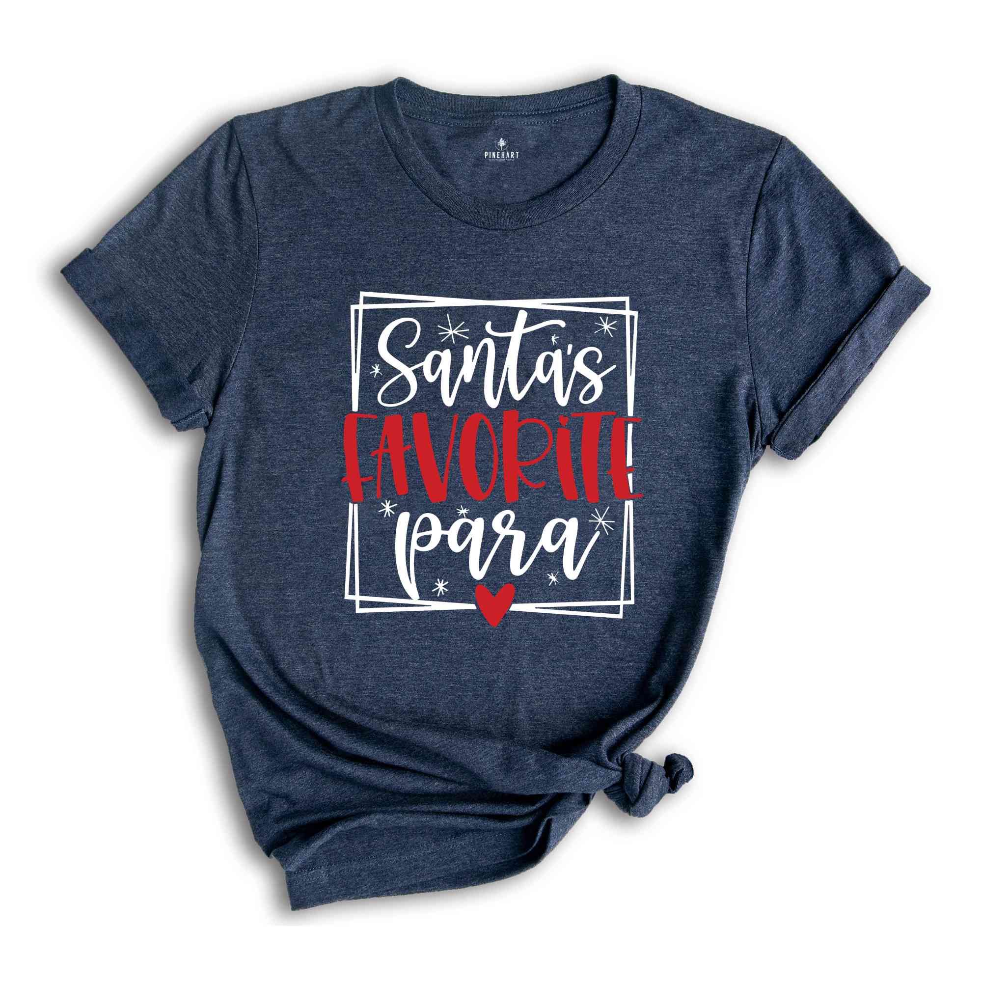 Santa's Favorite Para Shirt, Christmas Paraprofessional Tee, Teacher Matching , Christmas Teacher, Paraprofessional Gift, Christmas Para Tee