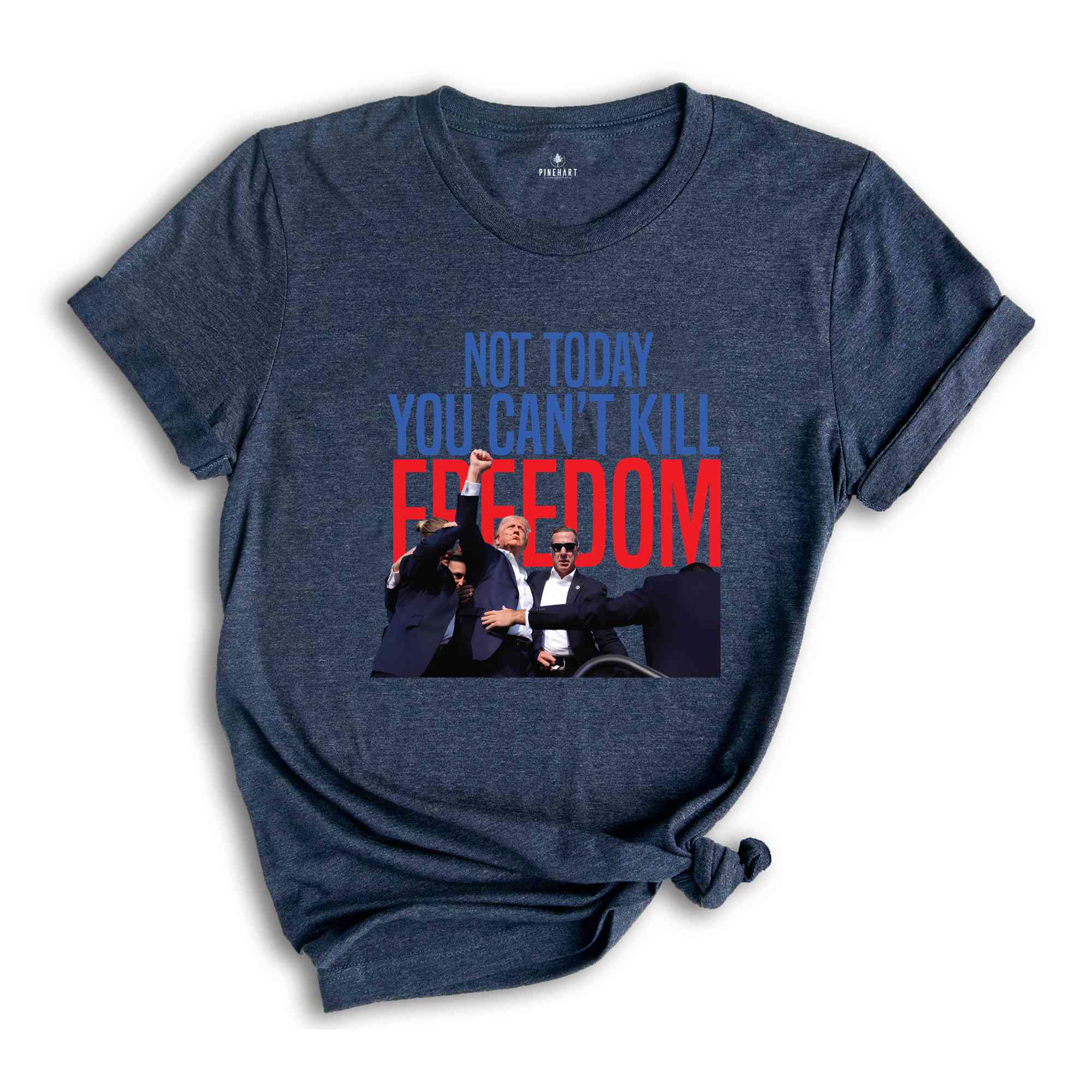 Not Today You Can't Kill Freedom Shirt, Trump 2024 Shirt, Trump Support Shirt, Trump Bulletproof Shirt, Support Trump Shirt, Republican Tee