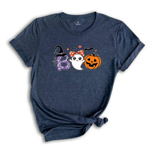 Halloween Boo Shirt, Halloween Ghost Shirt, Halloween Pumpkin Shirt, Kids Halloween Shirt, Spider Halloween Shirt, Boo Halloween Shirt