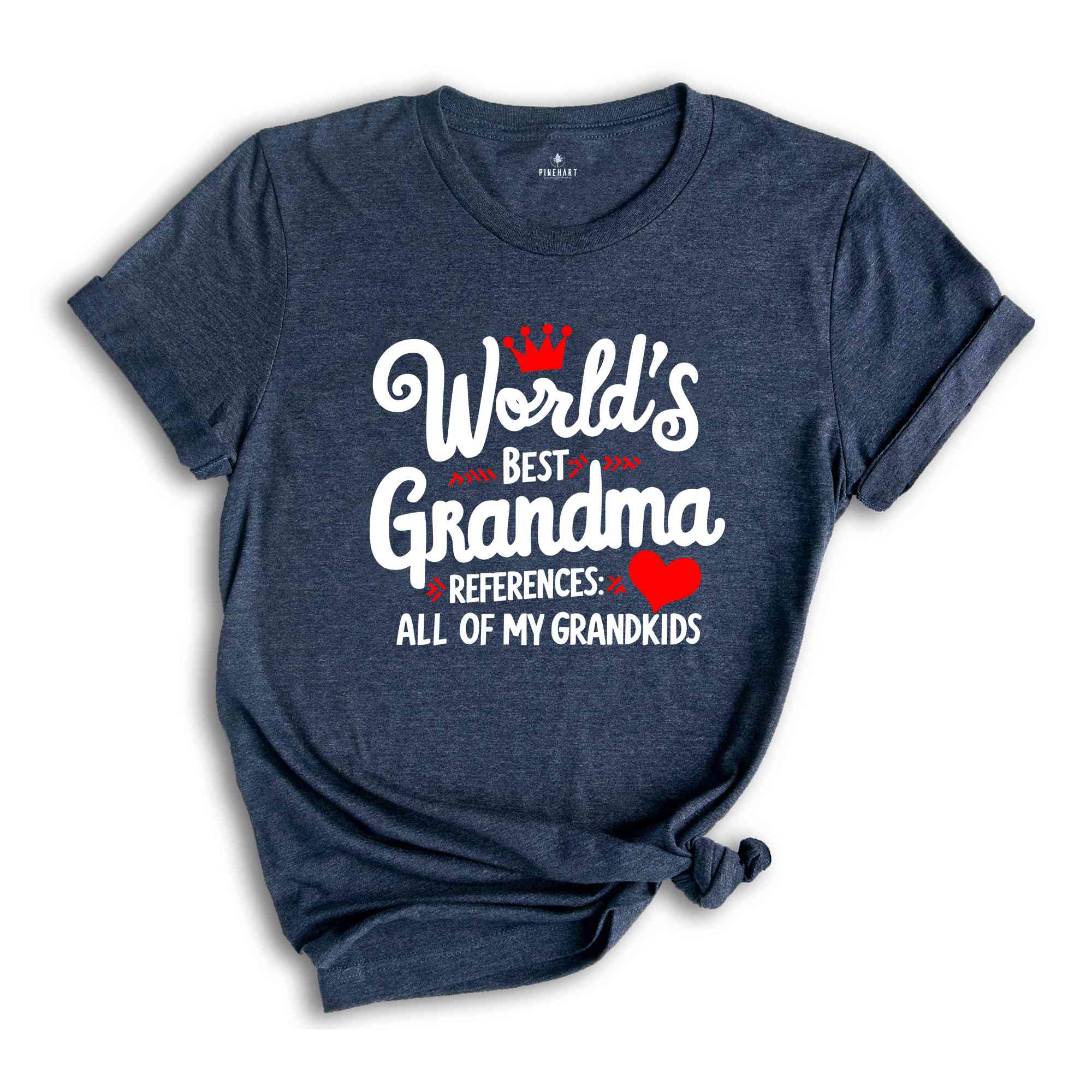 World's Best Grandma Shirt, According to My Grandkids T-Shirt, Mother's Day Gift for Grandma Tee, Gift For Grandma