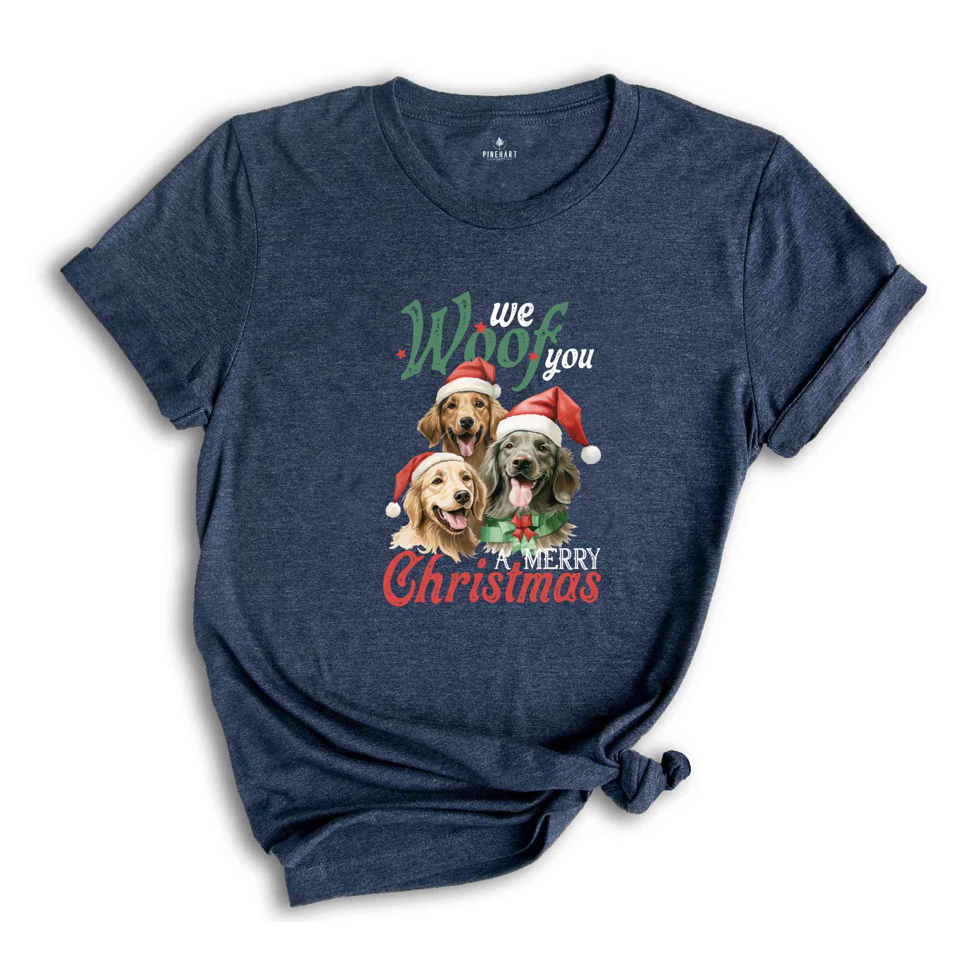 We Woof You A Merry Christmas Shirt, Christmas Shirt, Christmas Dog Shirt, Christmas Gift, Merry Christmas Shirt