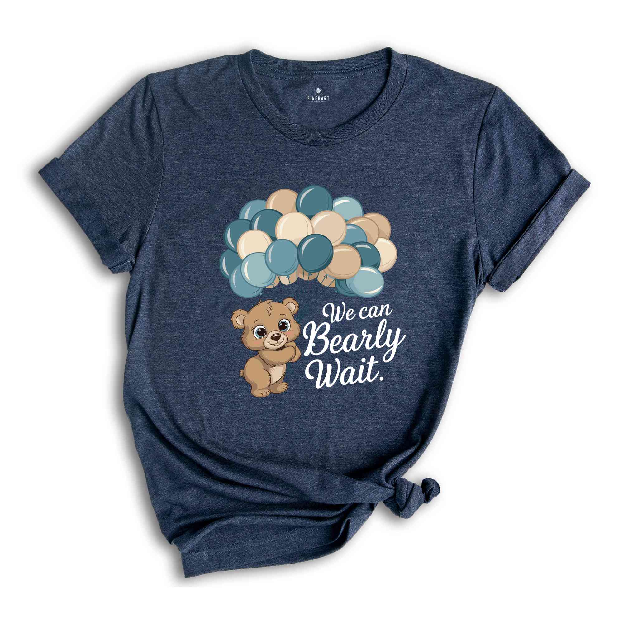 We Can Bearly Wait Baby Shower Shirt, Pregnancy Announcement Shirt, Gift For Baby Shower, Mommy To be Shirt, Family Baby Shower Party Shirts