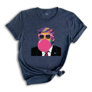 Pink Sun Glasses Trump Bubble Gum Shirt, Republican Shirt, Trump Supporters T-Shirt, Trump Sweatshirt, President 2024 T-Shirt