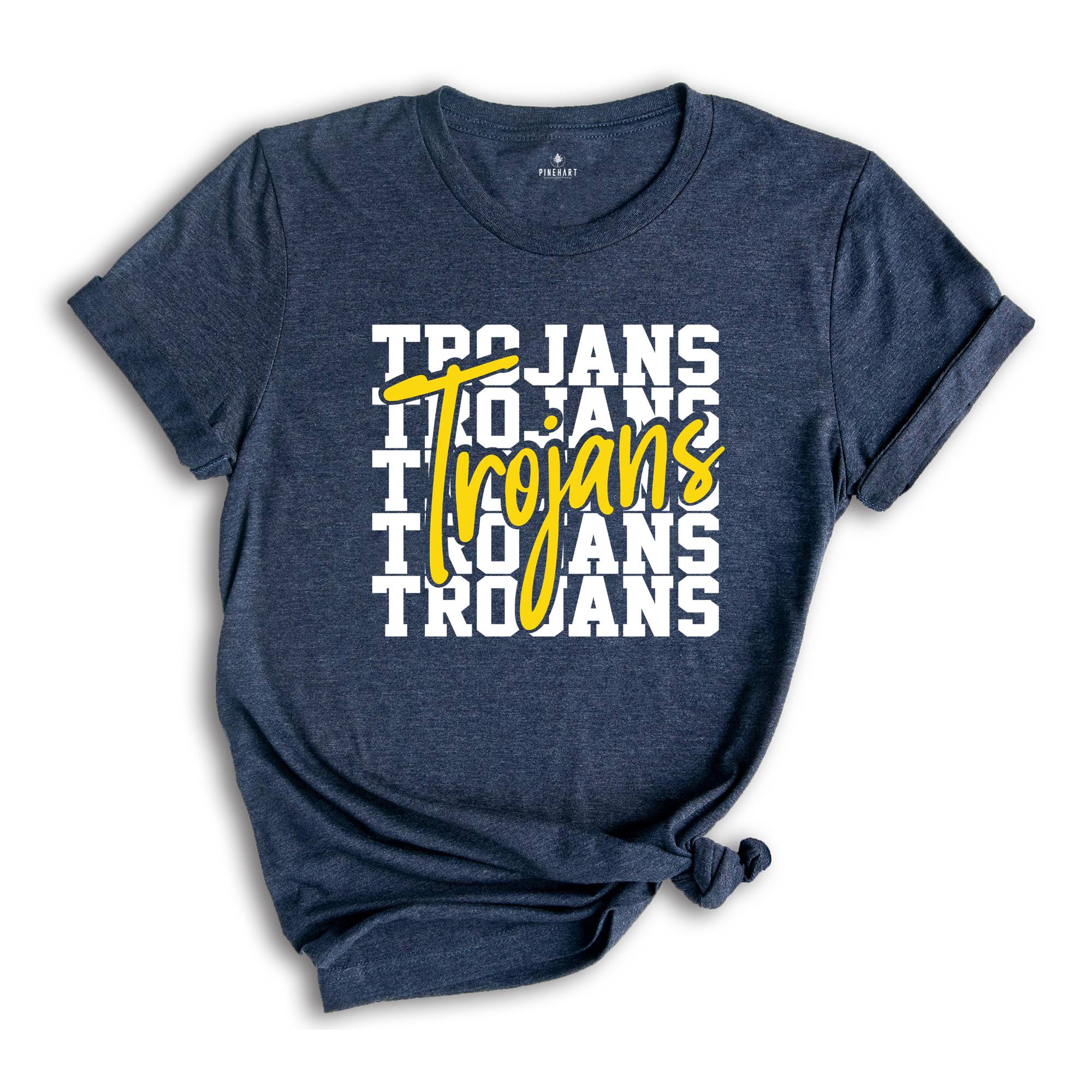 Team Mascot Shirt, Trojans Team Shirt, Trojans Football Shirt, Trojans Fan Shirt, Trojans School Shirt, Trojans School Spirit