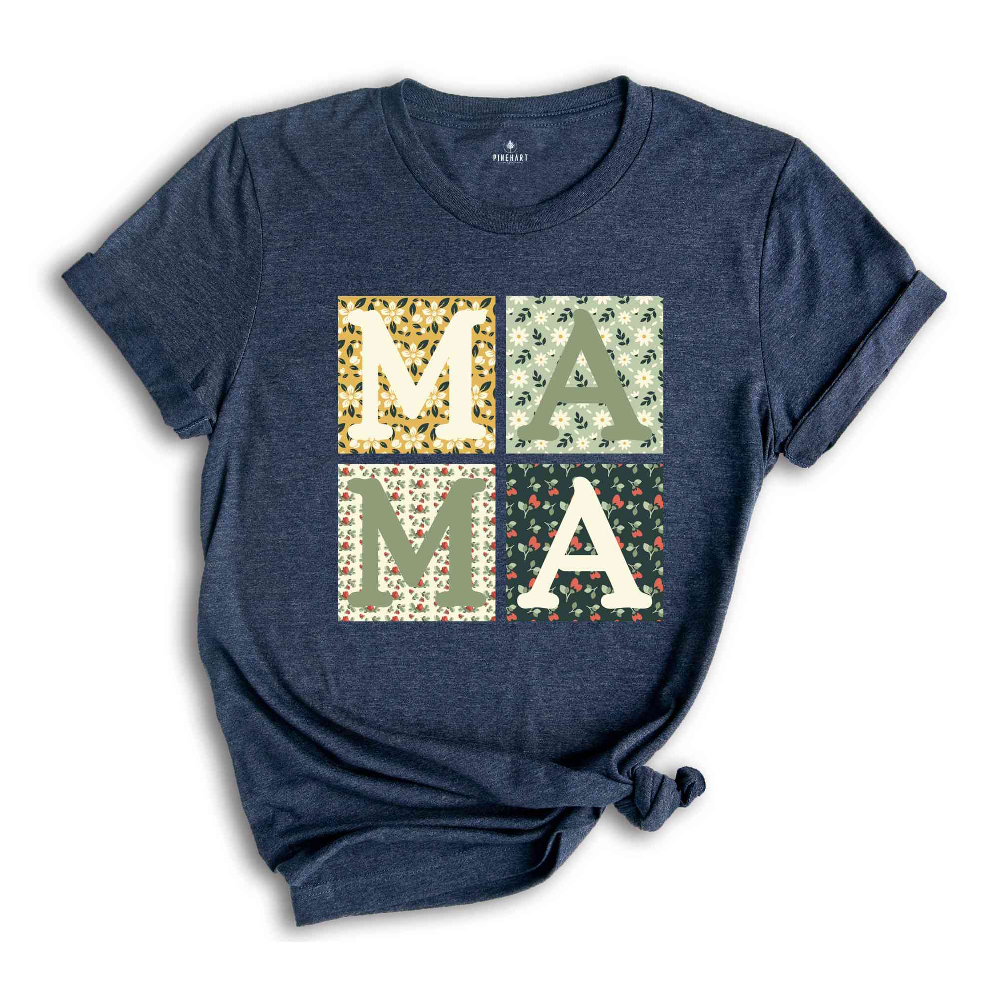 Retro Mama Shirt, Boho Mama Shirt, Mama Shirt, Mother's Day Shirt, Mother's Day Gift, Floral Mama Shirt, Flowers Mama Shirt