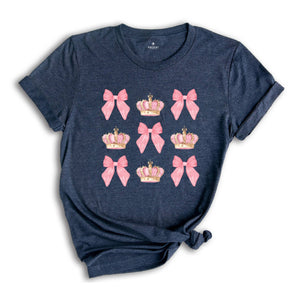 Pageant Mom Shirt, Coquette Mom Shirt, Bow Shirt, Crown Shirt, Mom Shirt, Pageant Day Shirt, Pageant Shirt, Mom Gift, Mom Life Shirt