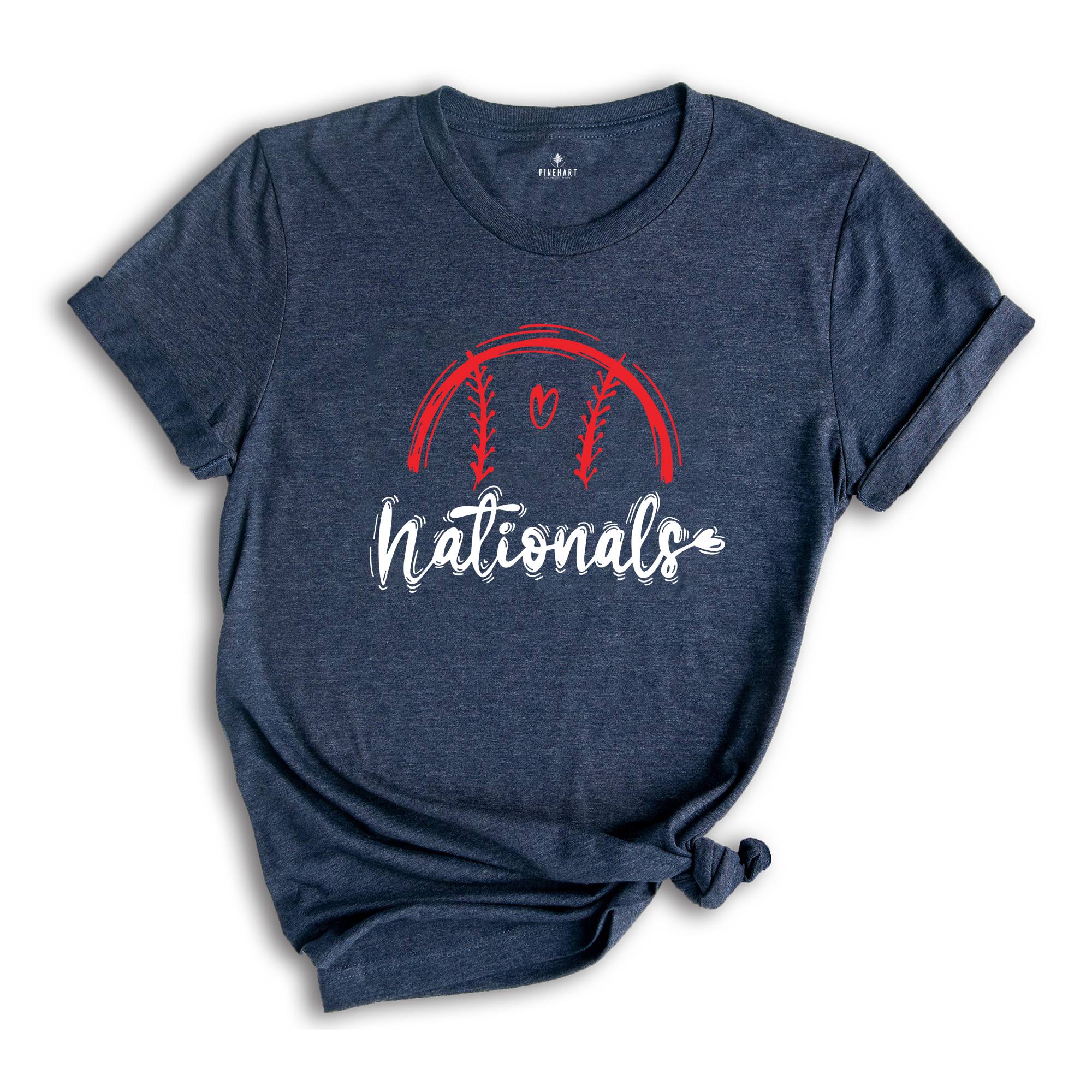 Nationals Mascot Shirt, Team Mascot Shirt, Nationals Team Spirit Tee, Nationals Fan Shirt, Nationals School T-shirt