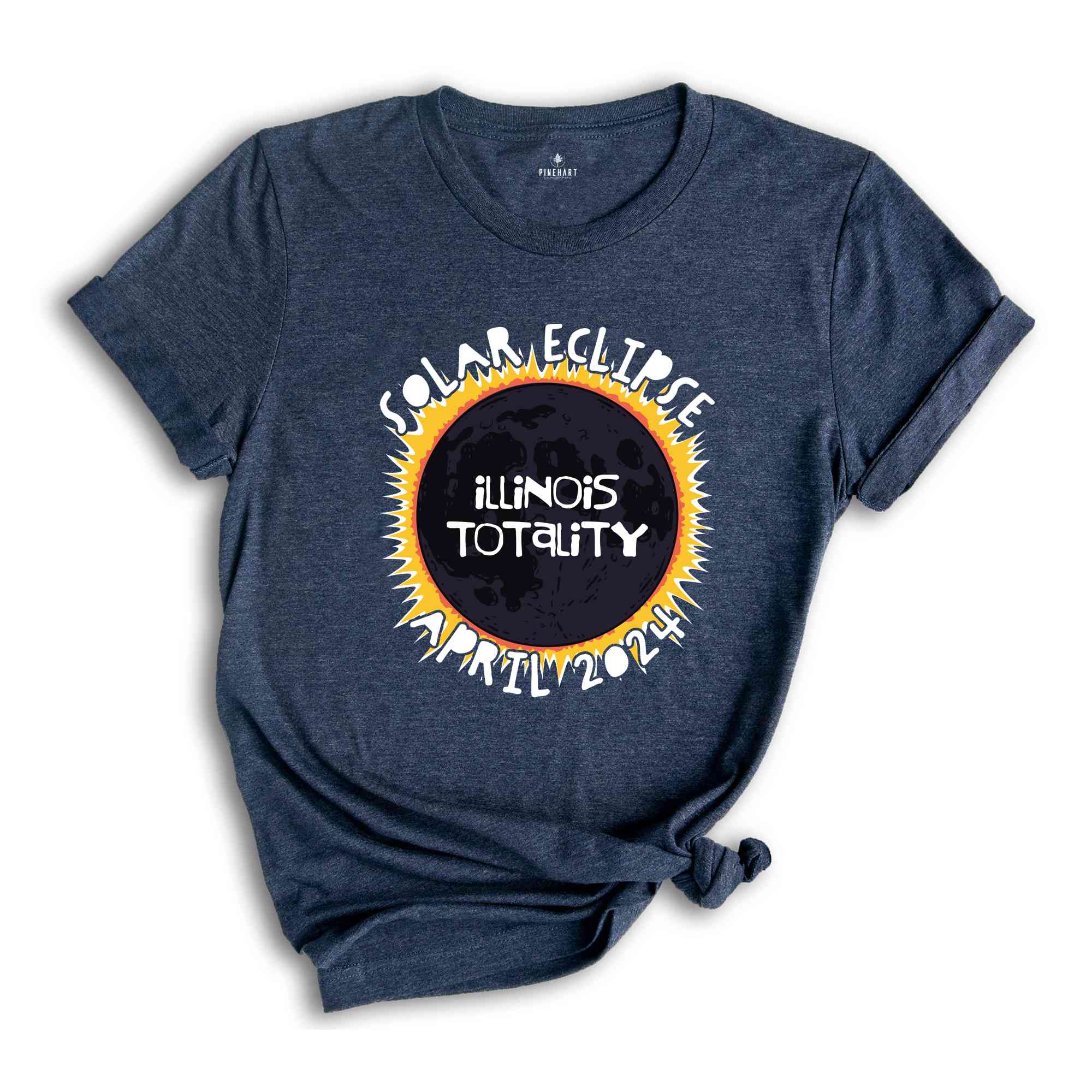 Illinois Totality Shirt, Illinois Total Solar Eclipse Shirt, Celestial Shirt, Eclipse Event 2024 Shirt, April 8th 2024