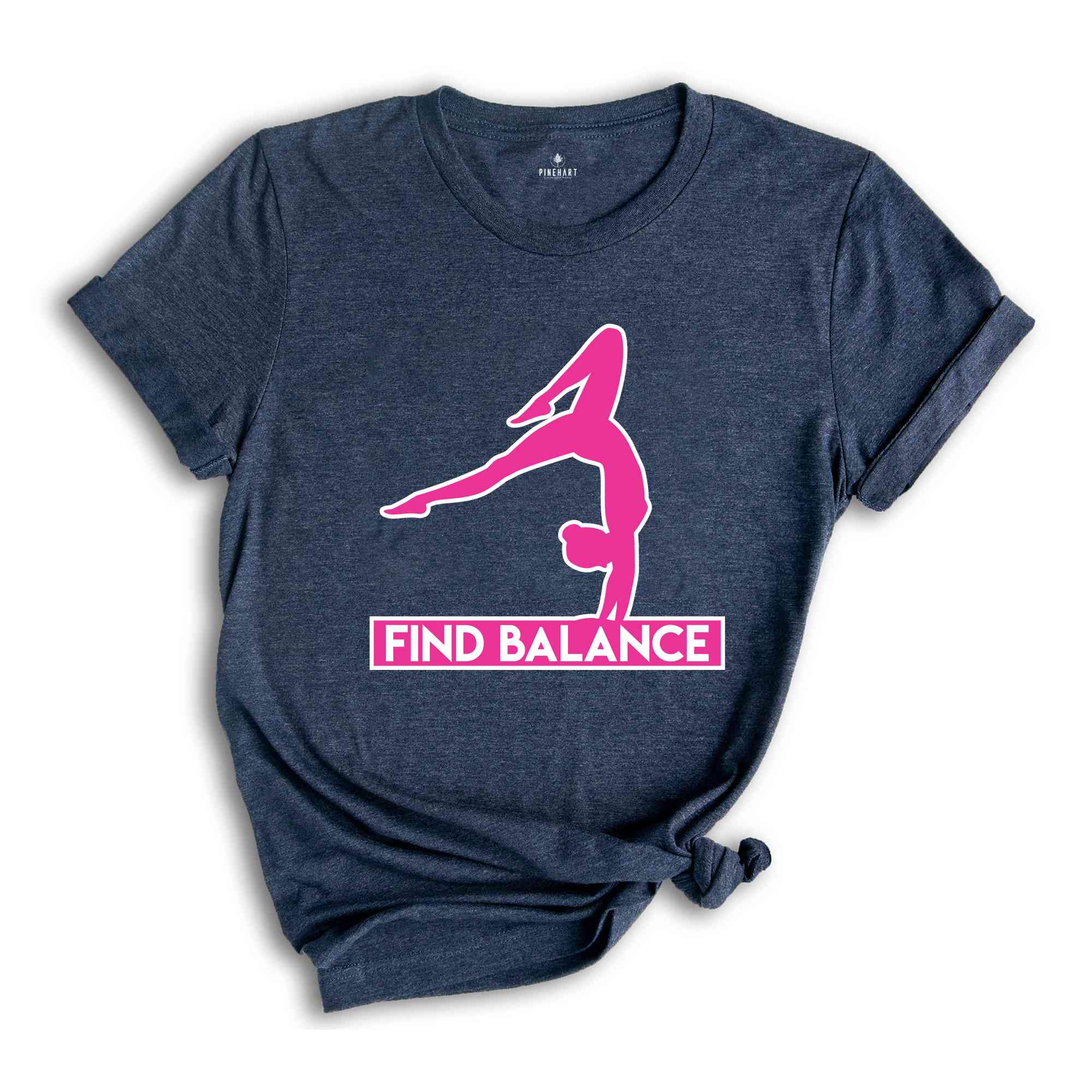 Find Balance Shirt, Yoga Inspirational Shirt, Yoga Shirt, Mindfulness Shirt, Zen Gift for Yoga, Meditation Shirt, Wellness Shirt