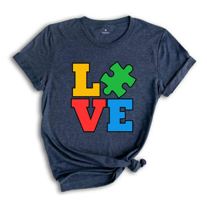 Love Autism Shirt, Autism Support Shirt, Autism Love Shirt, Autistic Pride Shirt, Cute Autism Shirt, Autism Awareness Shirt, Sped Shirt