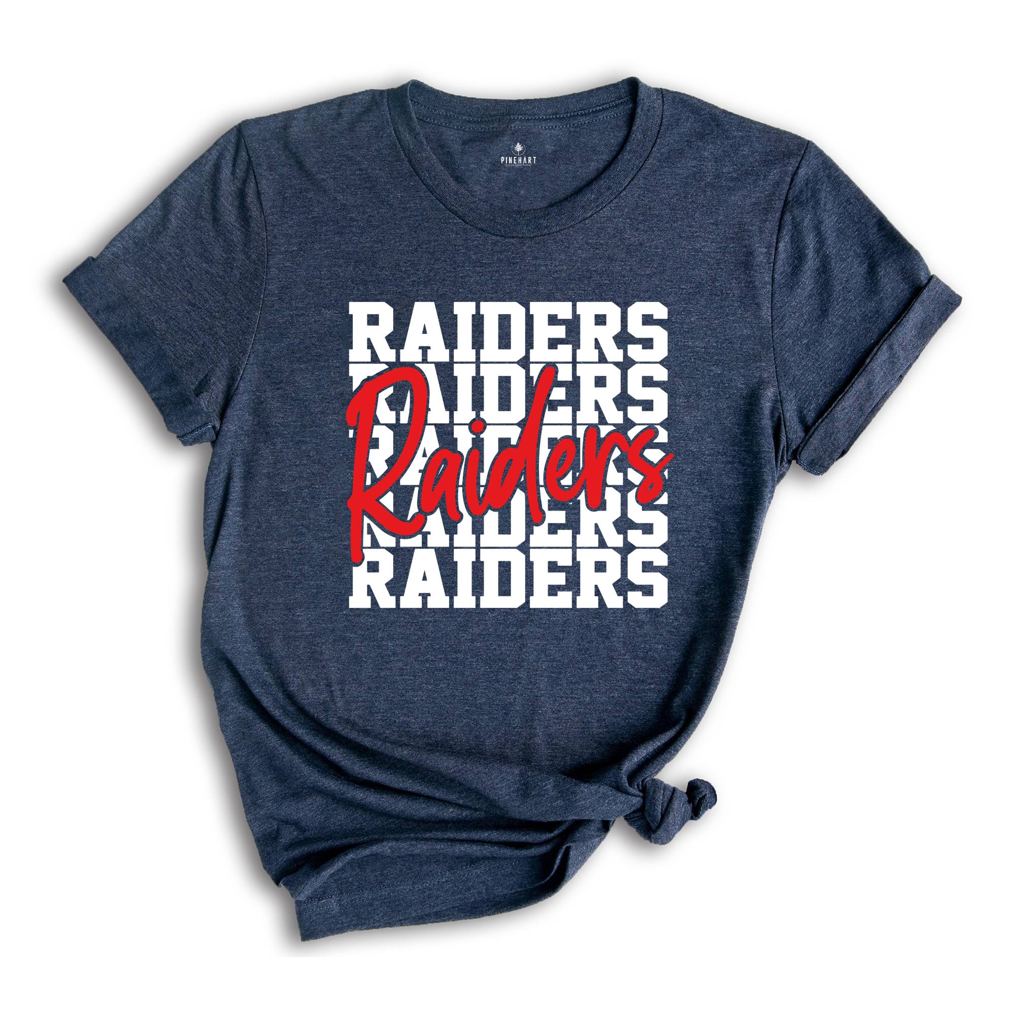 Raiders Written Team Mascot Shirt, Raiders Team Shirt, Raiders Team Spirit Shirt, Raiders Fan Tee, Raiders School Spirit