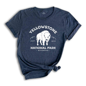 Yellowstone National Park Est.1872 T-Shirt, Yellowstone T-Shirt, Yellowstone National Park Shirt, Camping Shirt, Nature Lover Tee