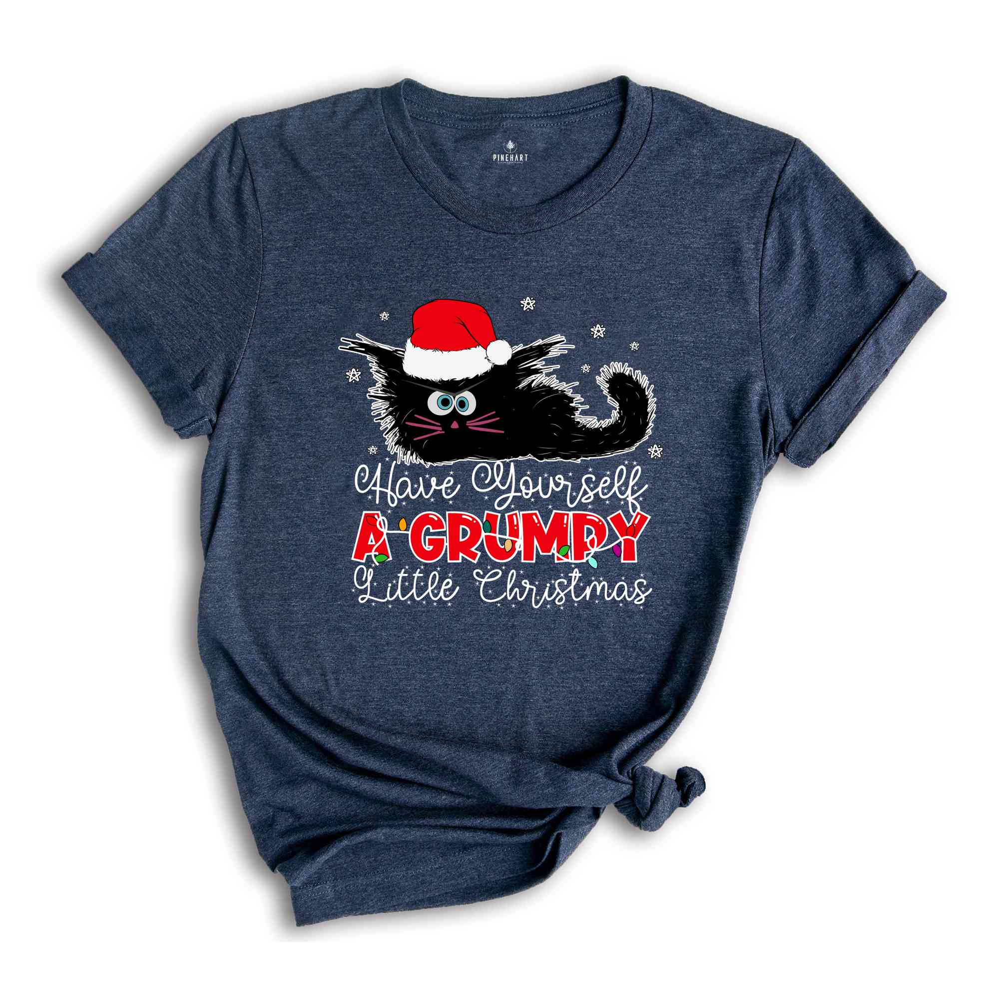 Have Yourself A Grumpy Little Christmas Shirt, Funny Christmas Shirt, Cute Christmas Shirt, Cat Christmas Shirt, Cat Lover Shirt, Xmas Gift