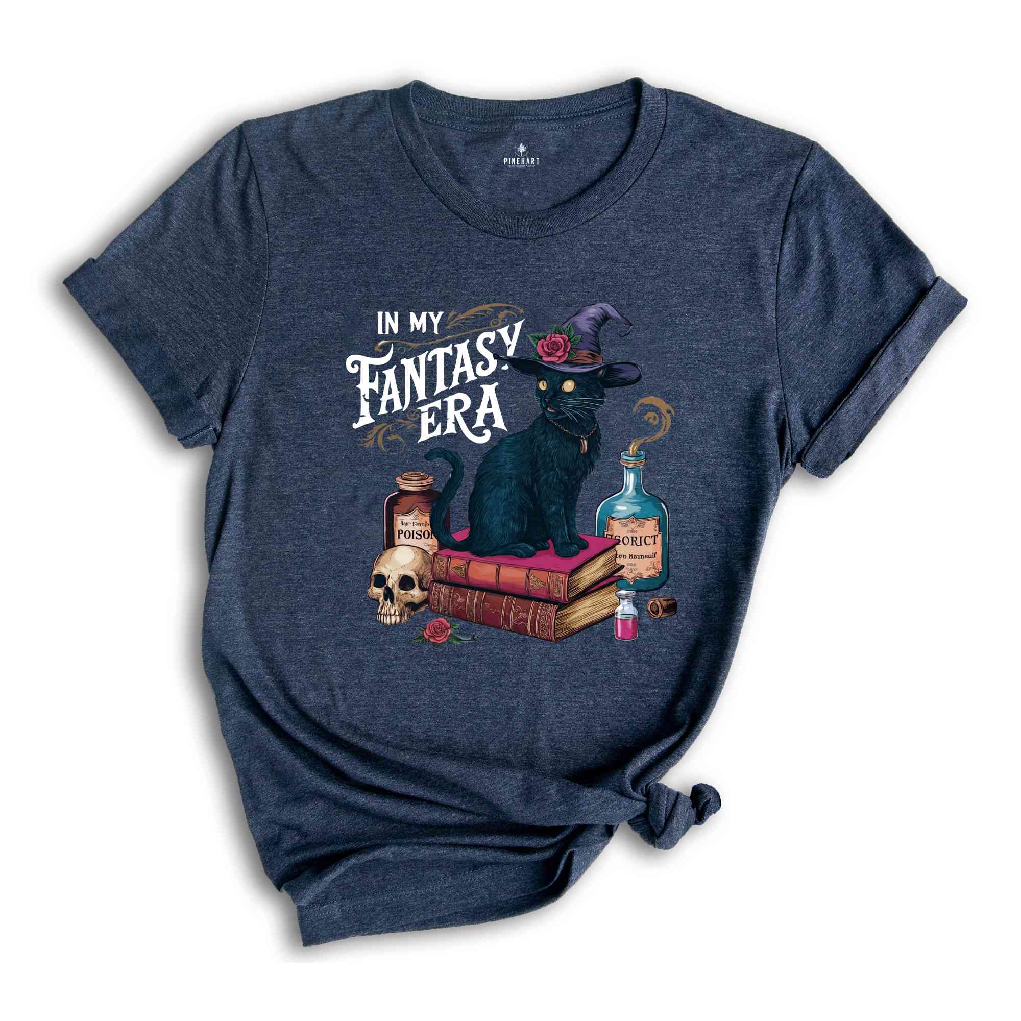 In My Fantasy Era Shirt, Halloween Cat Shirt, Spooky Vibes Shirt, Halloween Gift, Cute Halloween Shirt, Cat Lover Shirt, Halloween Costume