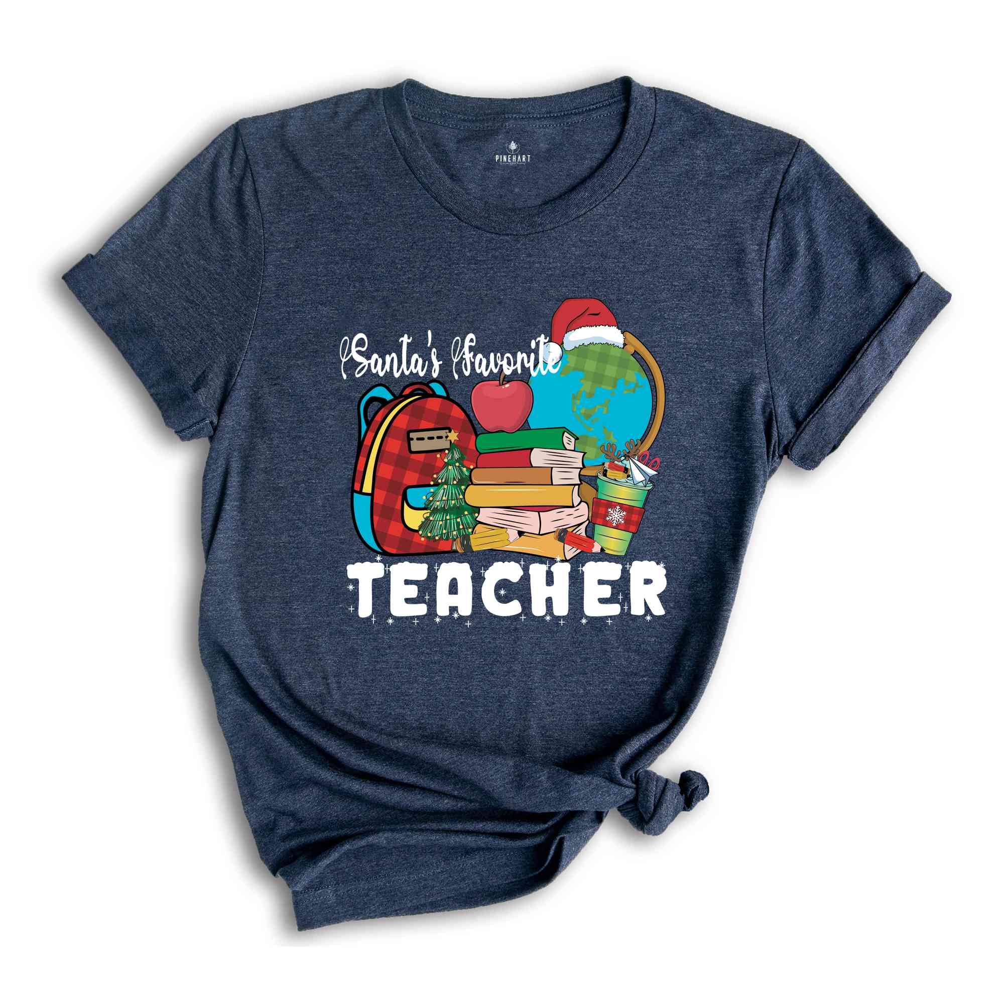 Santa's Favorite Teacher Shirt, Teacher Christmas Shirt, Teacher Christmas Gift, Holiday Shirt, Christmas Shirt, New Year Shirt, Xmas Gift