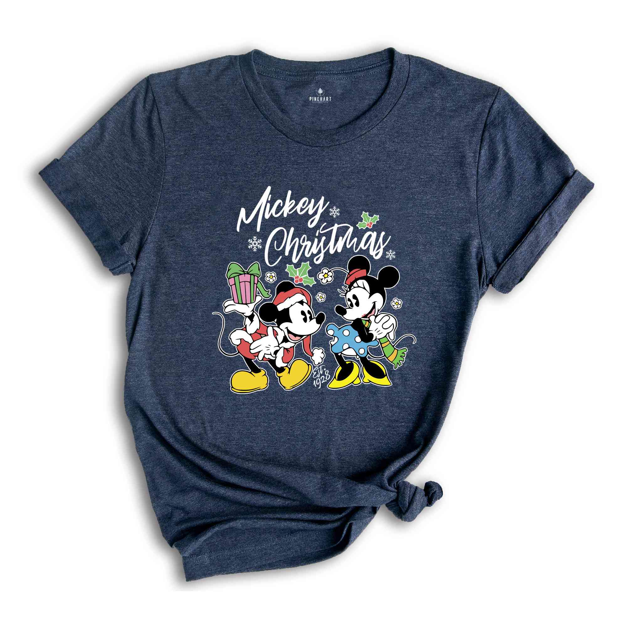 Mickey Christmas Shirt, Mickey Mouse Shirt, Mickey And Minnie Christmas Shirt, Christmas Couple Shirt, Mickey Family Shirt