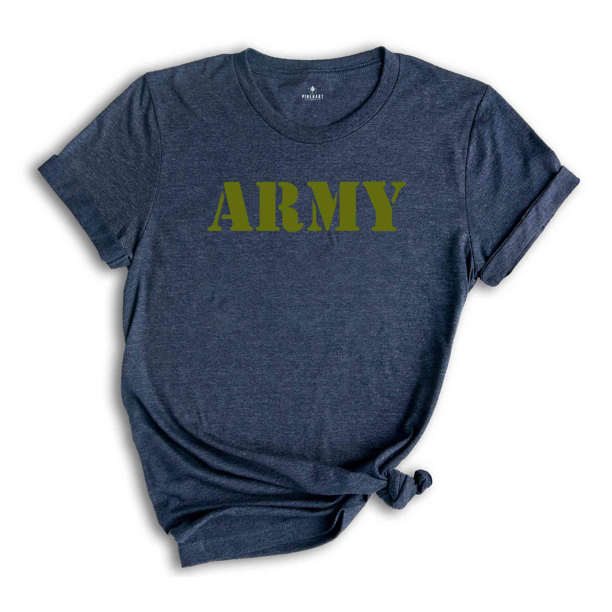 Army Shirt With Name, Personalized Army T-Shirt, Custom Army Tee With Name, Gift for Army Wife, Gift for Army Mom