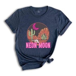 Neon Moon Shirt, Summer Shirt, Country Music Festival Shirt, Country Concert Tee, Desert Shirts, 90S Country Tee