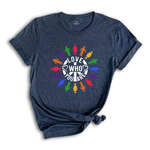 Love Who You Are Pride 2024 T-Shirt, Gay Pride Shirt, LGBT Shirt, Gay Shirt, Rainbow Shirt, Lgbt Flag Shirt, Hurts No One